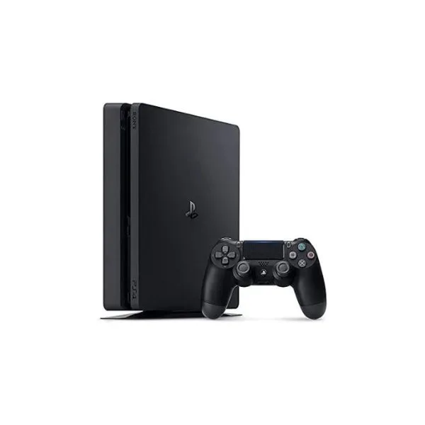 PLAYSTATION 4 SLIM (USED CONSOLE WITH 2 PADS & 10 GAMES)